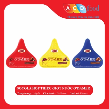 SOCOLA HỘP THIẾC GIỌT NƯỚC O'DAMER